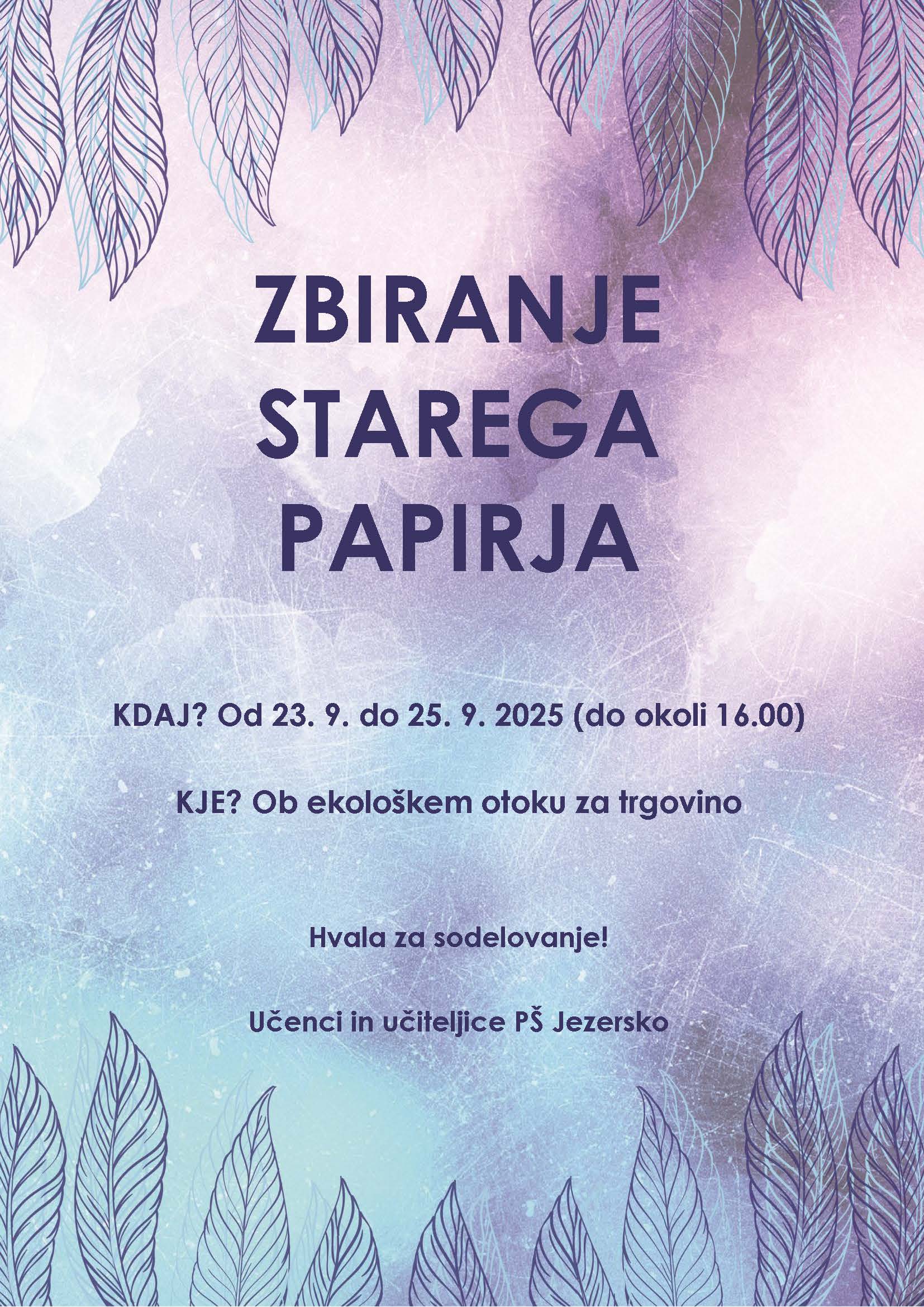 ZBIRANJE STAREGA PAPIRJA_PŠ Jezersko (1) (1)